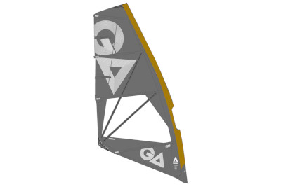 GA-SAILS Żagiel windsurfingowy Pure 2023 - Jednoczęściowa Kieszeń Masztowa